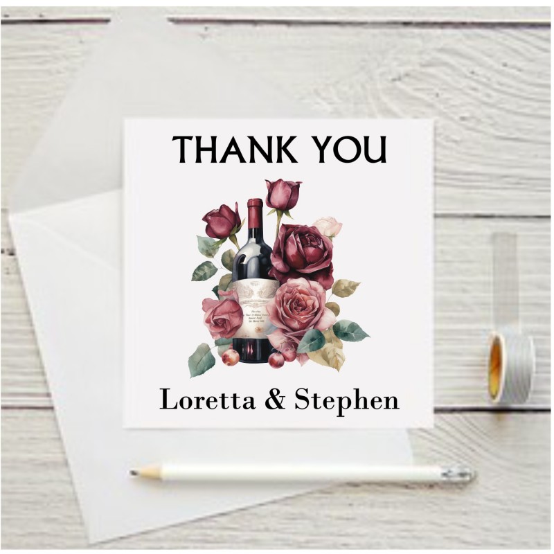 Personalised Thank You Card