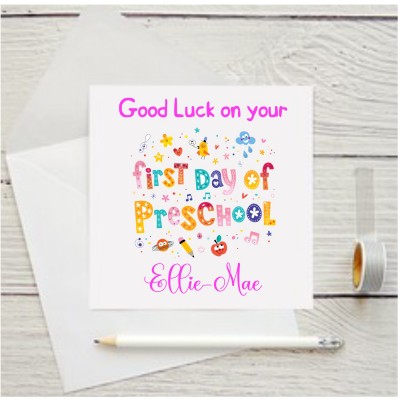 Personalised First Day Of...