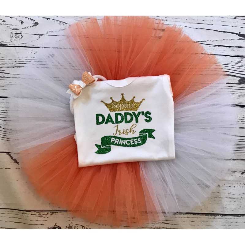 Daddy's Irish Princess Tutu Set and Bow