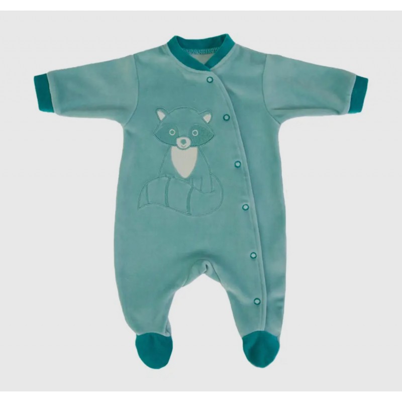 Organic Babygrow Turquoise