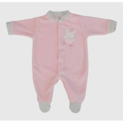 Babygrow pink/grey