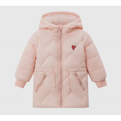 Pink Puffer Jacket Girl...