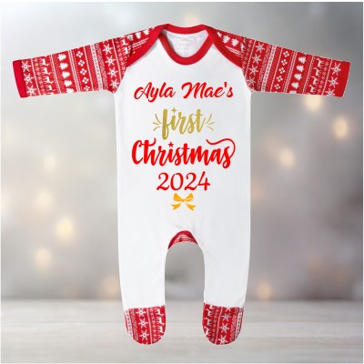 First Christmas baby grow...