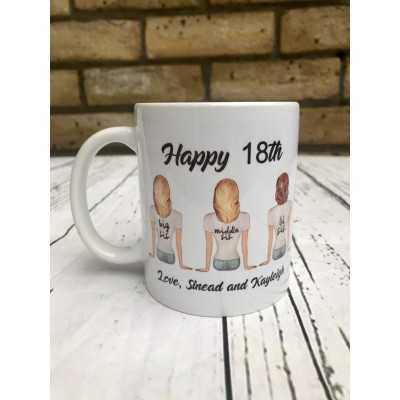 Mug Happy Birthday Sisters