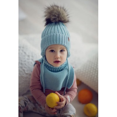Hat and Snood Set "Aurelio" 2