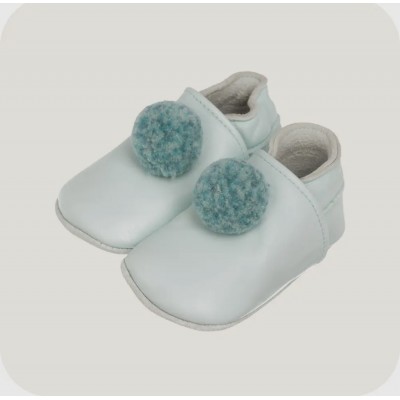 Baby Leather Slippers -...