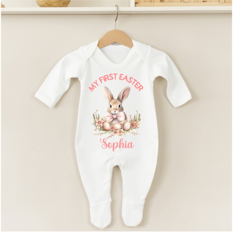 Personalised First Easter Baby grow...