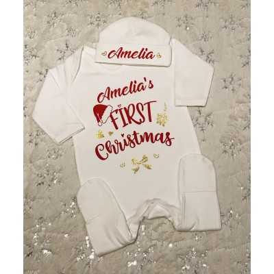 First Christmas white baby...