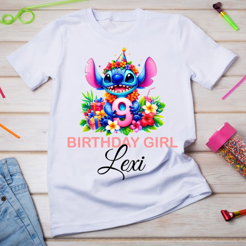 Personalised Birthday T-shirt Stitch
