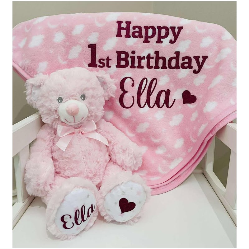 Plush Bear & Blanket In A Gift Box...