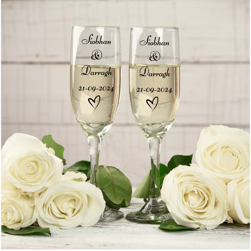 Personalised Wedding Toast Champagne...