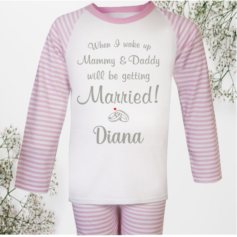 Personalised Wedding pyjamas