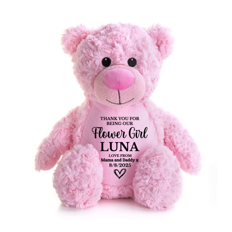 Personalised Flower Girl Teddy