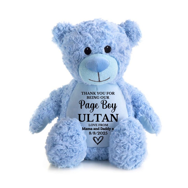 Personalised Page Boy Teddy