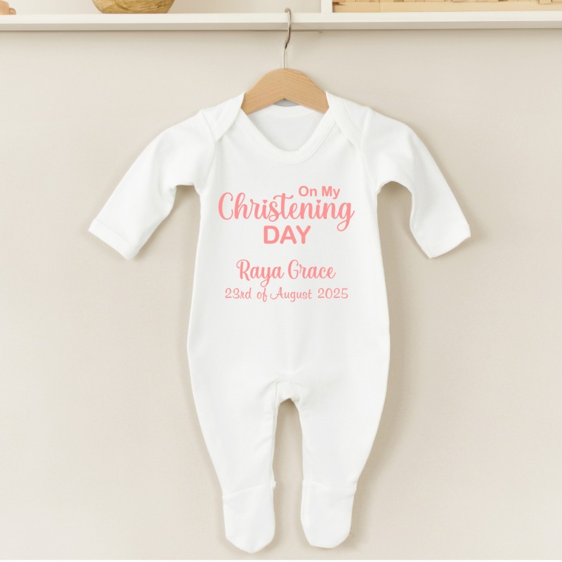 Personalized Christening baby grow...