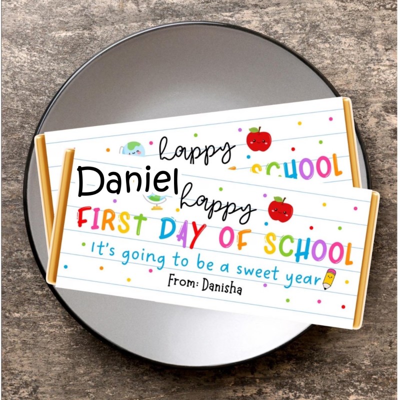 Personalised Back to School Chocolate...