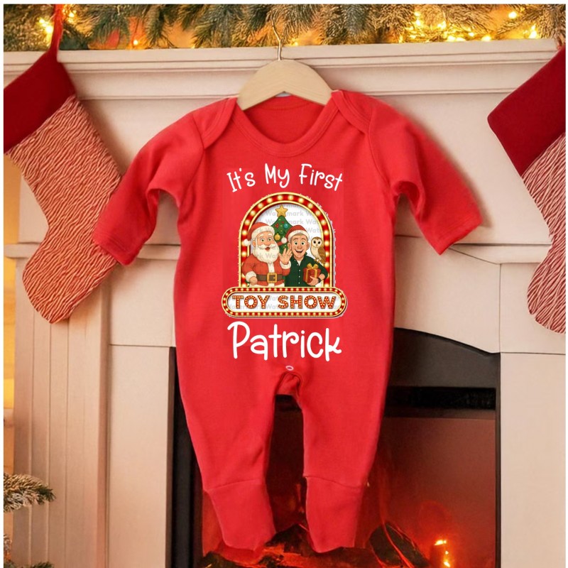 Personalised Baby Grow 'My First Toy...