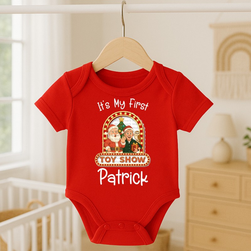 Personalised My First Toy Show Baby Vest