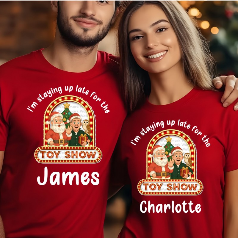 Personalised Toy Show T-shirt Adult