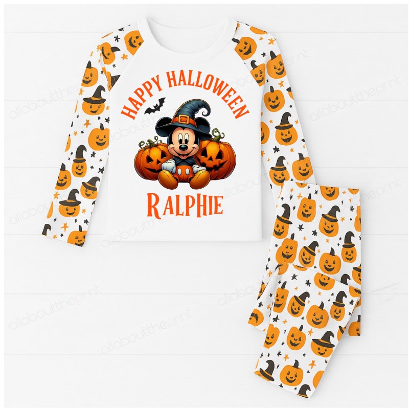 Personalized Halloween Pjs Mickey Mouse