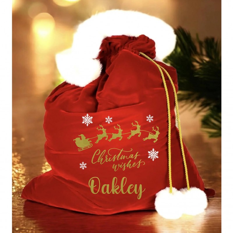 Personalized Luxury Velvet Christmas...