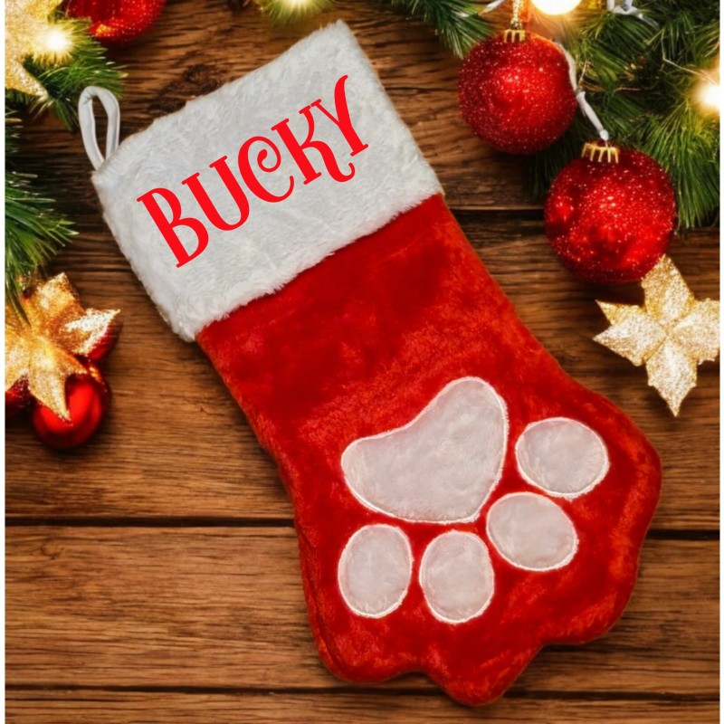 Personalized Plush Pet Stocking