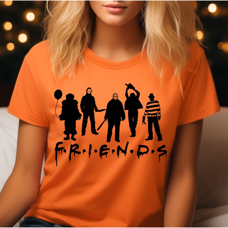 Friends Halloween Orange t-shirt Friends Halloween Orange t-shirt