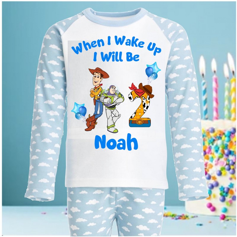 Personalised Toy Story Birthday Pyjamas Personalised Toy Story Birthday Pyjamas