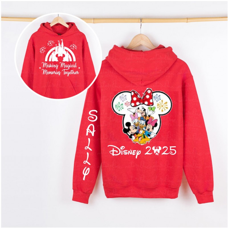 Personalised Disney Trip Hoodie boy/girl Personalised Disney Trip Hoodie boy/girl