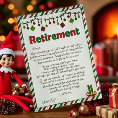 Elf 'Retirement Letter