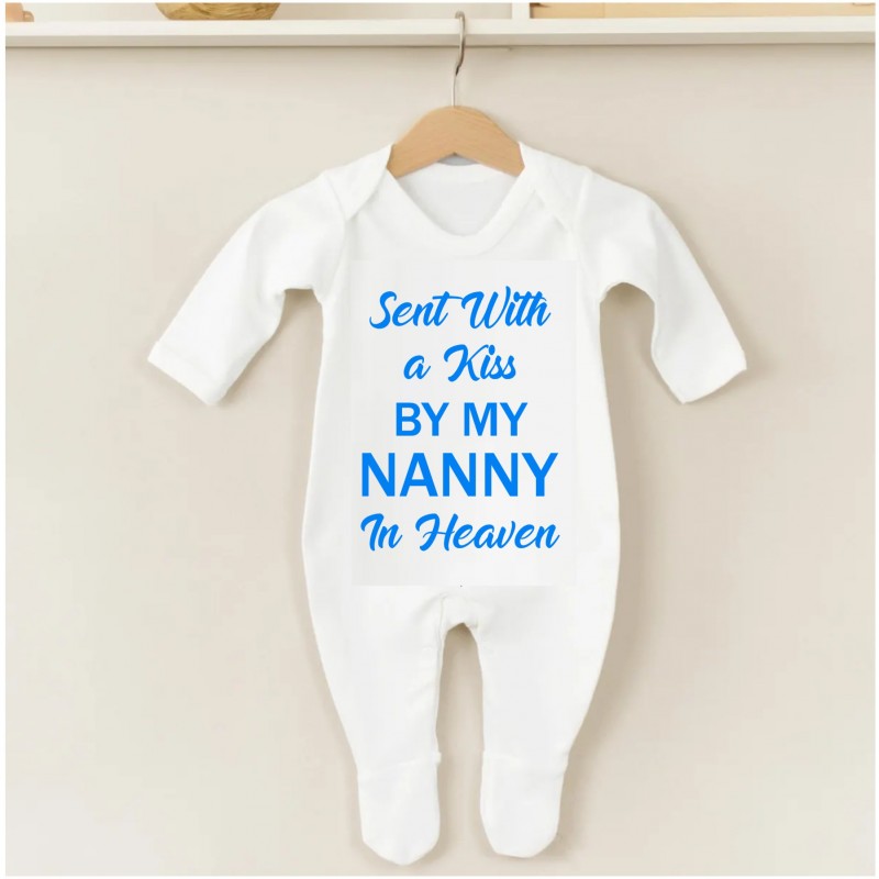 Personalised Baby Grow Sent with a kiss
