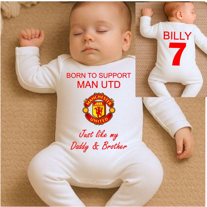 Personalised Baby Grow Born to support