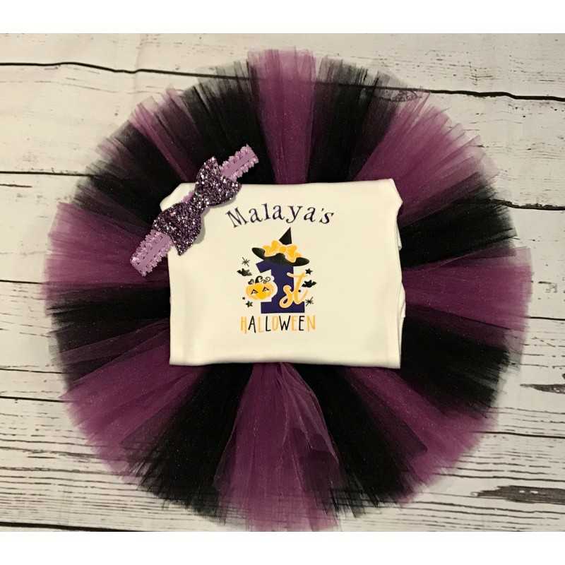 First Halloween Tutu set