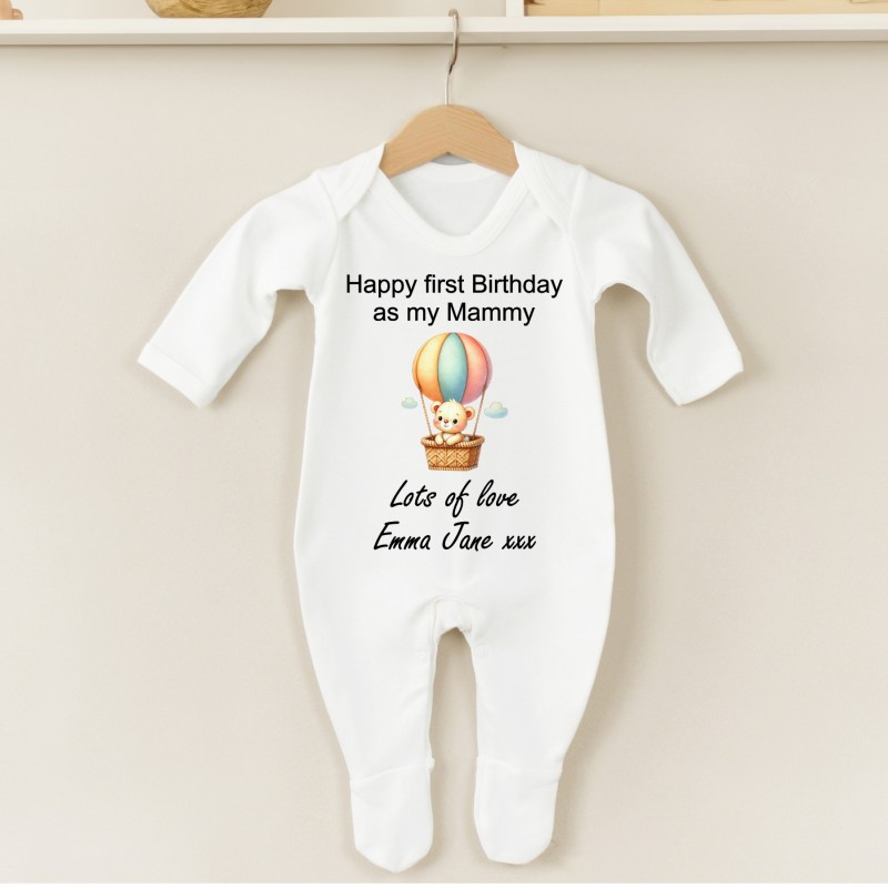 Personalised Baby Grow Happy Birthday...