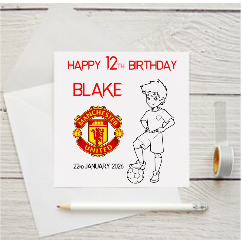 Personalized Manchester United...