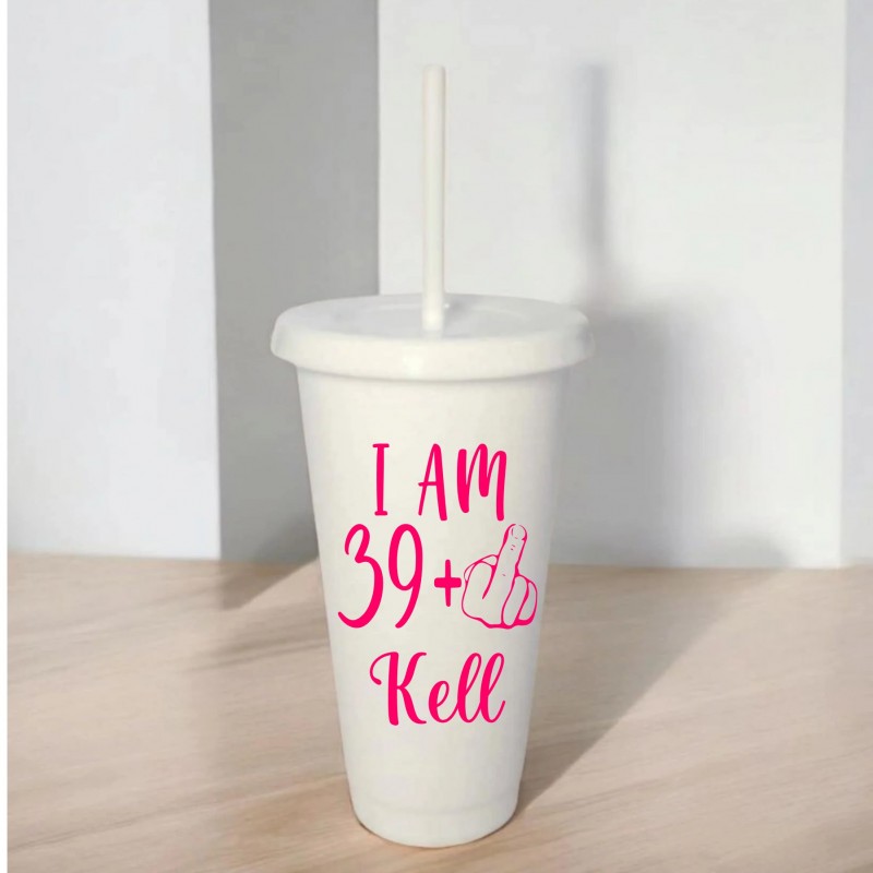Personalised 40th Birthday cold cup...