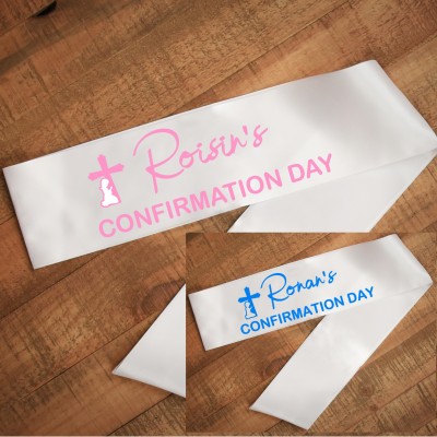 Personalised Confirmation sash