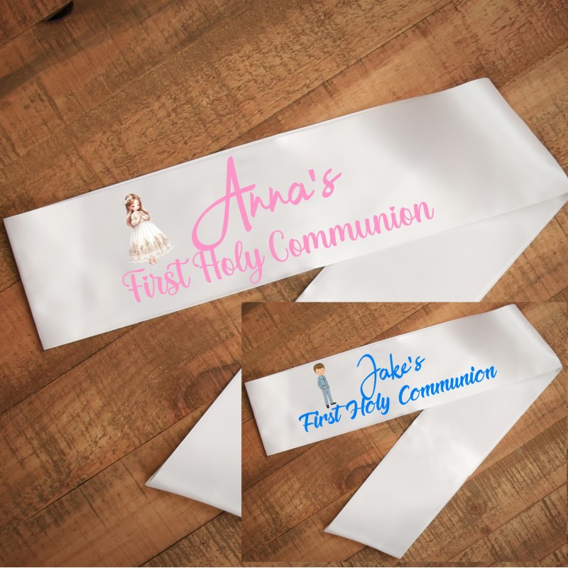 Personalised Communion sash