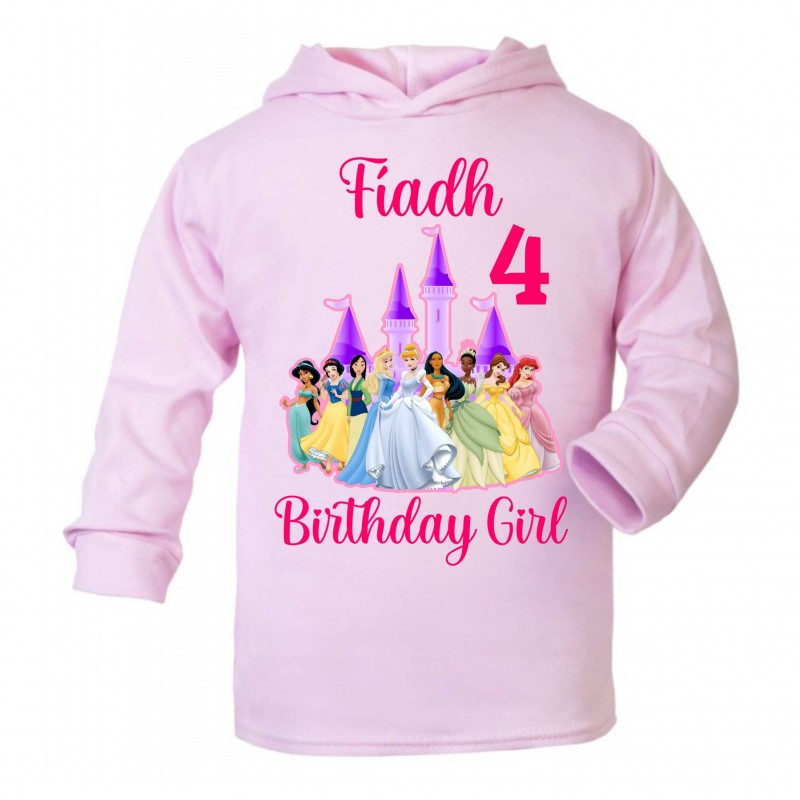 Personalised Birthday Hoodie Disney...