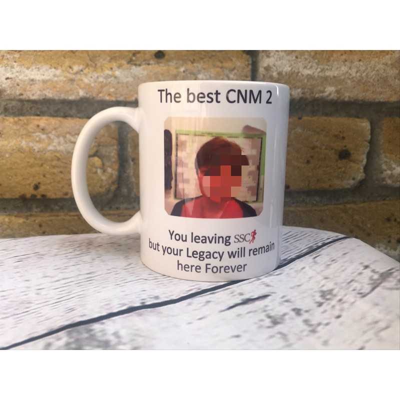 Mug photo and message