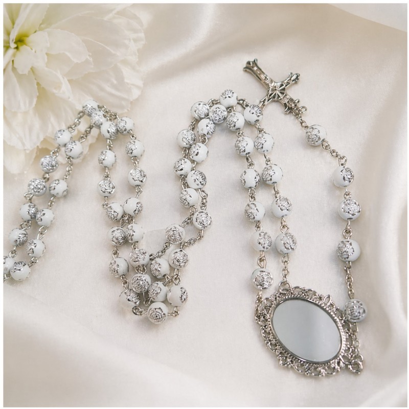 Personalized Photo Rosary Beads with...