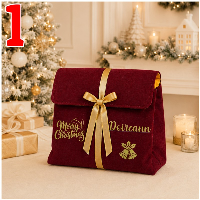 Personalised Velvet & Satin Christmas...