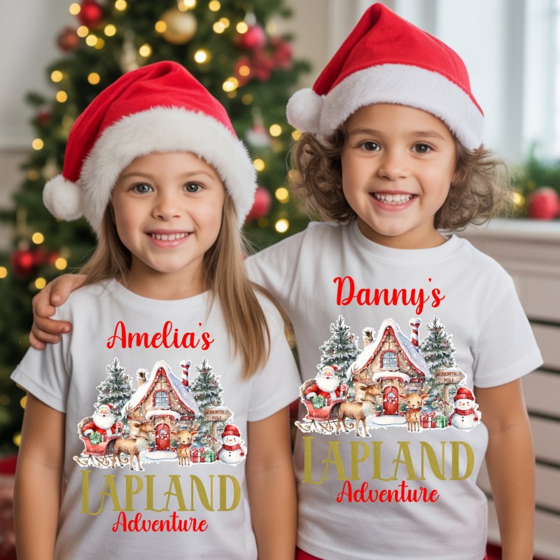 Personalised Lapland T-shirts kids