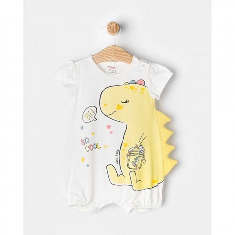 Baby Girl Romper with Dino