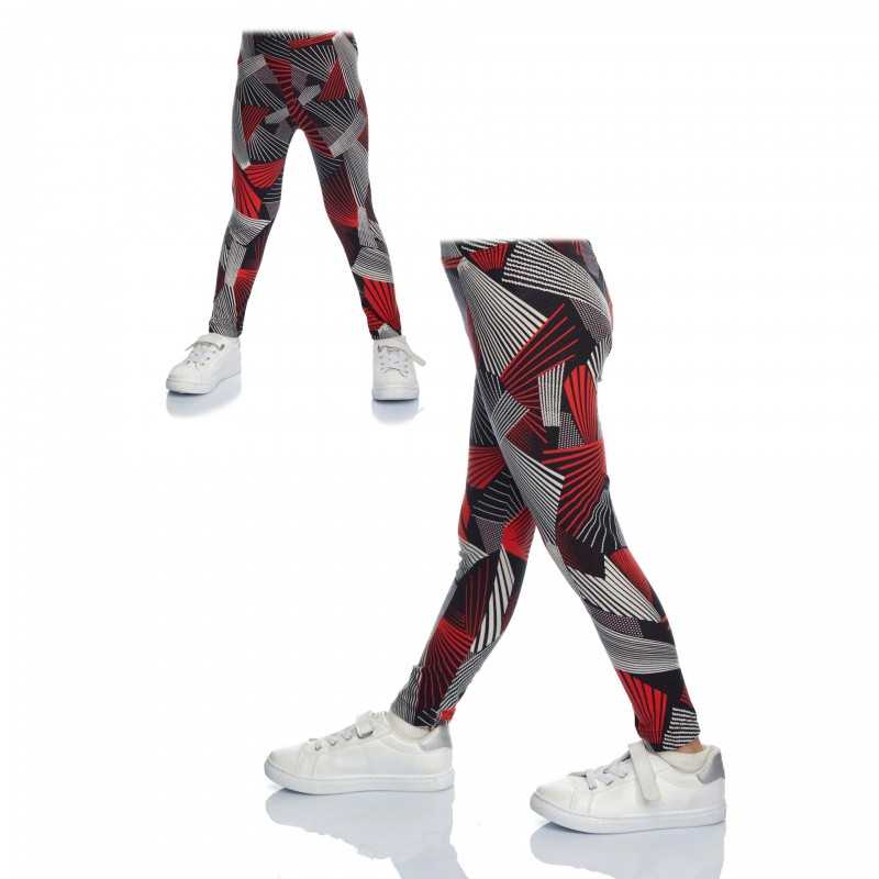 Girl Leggings with lines Pattern