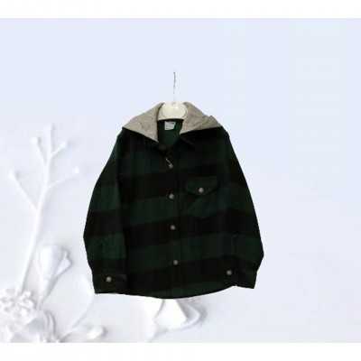 Boy Shirt with Hood Green